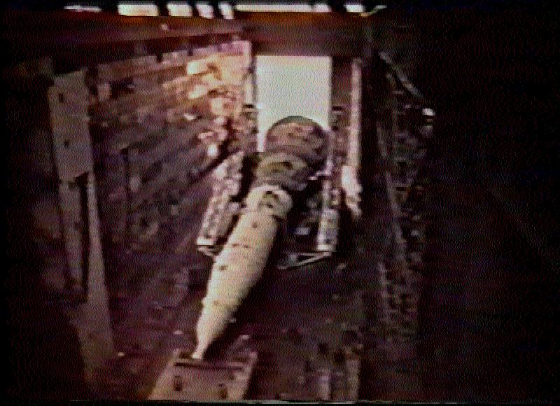 Soviet lunar launcher roll out